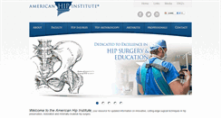 Desktop Screenshot of americanhipinstitute.com
