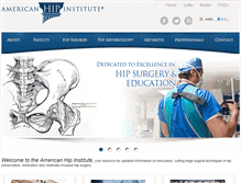 Tablet Screenshot of americanhipinstitute.com